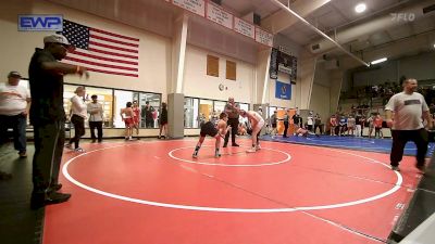 132 lbs Consolation - Xander Maggard, Skiatook JH Wrestling vs Tynan Justice, HURRICANE WRESTLING ACADEMY