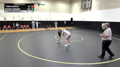 184 lbs Champ. Round 2 - Chris Quarles, Indiana Tech vs Mathew Gummere, Case Western Reserve