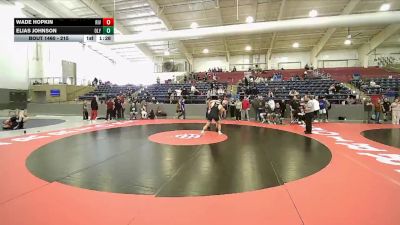 215 lbs 7th Place Match - Elias Johnson, Olympus vs Wade Hopkin, Riverton