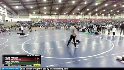 45 lbs 3rd Place Match - Ridge Roundy, Tremonton vs Miles Parker, Fremont Wrestling Club