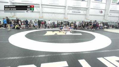 80 lbs Round Robin 3 - Gus Korniak, ARES Black - EL vs Brody Myers, Warrior Ridge - EL