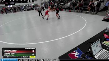 190 lbs Cons. Round 1 - Ahmad Shah, Spartan Mat Club vs Thomas Prins, Michigan Premier WC