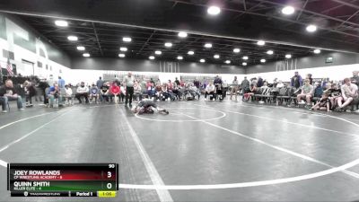 90 lbs Round 1 (8 Team) - Joey Rowlands, CP Wrestling Academy vs Quinn Smith, Killer Elite