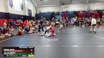 144/157 Round 2 - Drake Smith, Northeast Georgia Mat Monstars vs Rylan Griggs, SONS OF THUNDER