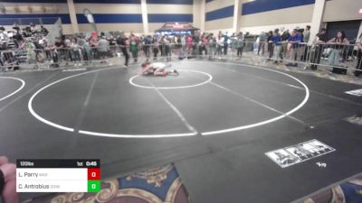 120 lbs Consi Of 64 #1 - Landon Parry, War Wc vs Chase Antrobius, Dominator WC