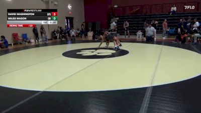 165 lbs Cons. Round 2 - David Washington, Brewton-Parker (GA) vs Miles Mason, Unattached
