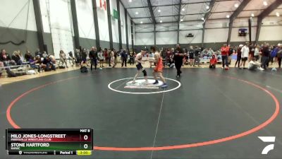 145 lbs Champ. Round 1 - Milo Jones-Longstreet, Marysville Wrestling Club vs Stone Hartford, NWWC