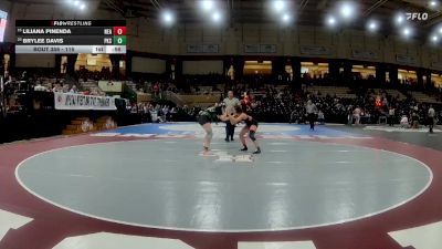 115 lbs Cons. Round 1 - Brylee Davis, Parkside vs Liliana Pinenda, Northeast (AA)