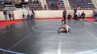 55_B lbs 5th Place - Ephram Kazar, Danville vs Ilimdar Islamov, Baldwin