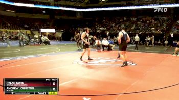 215 Class 1 lbs Champ. Round 1 - Rylan Kuhn, St. Pius X (Kansas City) vs Andrew Johnston, Holden