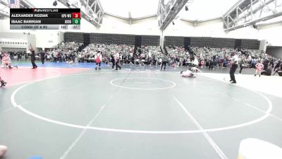 99-J lbs Consi Of 8 #2 - Alexander Koziak, GPS Wrestling Club vs Isaac Barikian, All I See Is Gold Academy