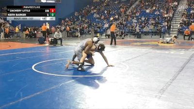 157 lbs Cons. Round 5 - Keith Barker, Southern Lehigh vs Zachery Little, Summit