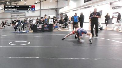 45 kg Quarters - Cyrus Millage, Sebolt Wrestling Academy vs Max Lindquist, Xtreme Training