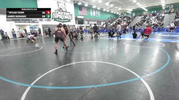 215 lbs Champ. Round 2 - Dylan Cook, Arlington vs James Naranjo, Santiago Corona