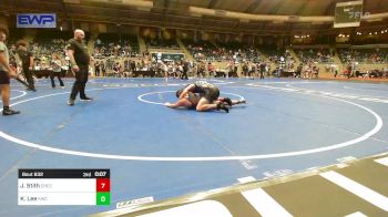 155 lbs Semifinal - Gabe Mattox, Salina Wrestling Club vs Cayson Howell, Raw Wrestling Club