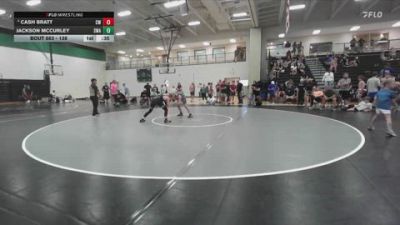 138 lbs 3rd Place Match - Cash Bratt, Chickasha Wrestling vs Jackson McCurley, Shelton Wrestling Academy