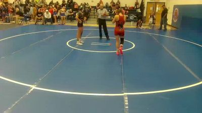 126 lbs Round 3 - Peytin Corbell, Morenci High School vs Katelyn Millenaar, Willcox High School