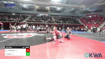 60 lbs 3rd Place - Adalynn Porter, Terminator Wrestling Academy vs Joseph Satoe, Keystone Wrestling Club