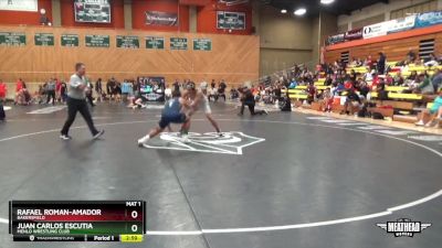 184 lbs Quarterfinal - Rafael Roman-Amador, Bakersfield vs Juan Carlos Escutia, Menlo Wrestling CLub