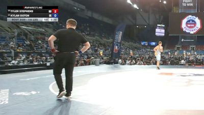 144 lbs Champ. Rd Of 32 - Tyler Stephens, Maryland vs Kylan Ooton, Oklahoma