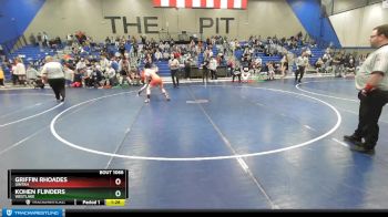 135 lbs 1st Place Match - Griffin Rhoades, Uintah vs Kohen Flinders, Westlake