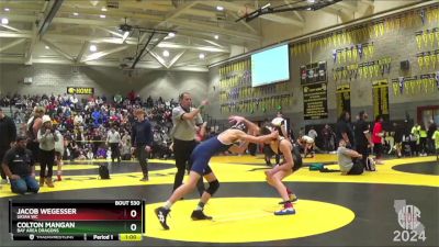 116 lbs Cons. Round 2 - Colton Mangan, Bay Area Dragons vs Jacob Wegesser, Ukiah WC