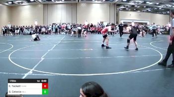 175 lbs Consi Of 32 #1 - Ezekiel Tackett, Team Faith vs Geno Catania, Rolling Hills WC