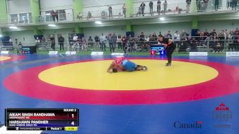 68kg Round 2 - Aikam Singh Randhawa, Independent WC vs Harshawn Pandher, Guru Gobind Singh WC