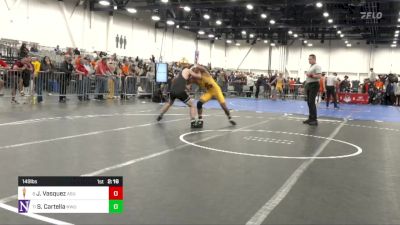 149 lbs Rd Of 16 - Jesse Vasquez, Arizona State vs Samuel Cartella, Northwestern