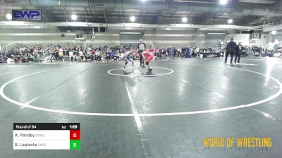 95 lbs Round Of 64 - Arav Pandey, American Dream Wrestling Club vs Brady Laplante, Dundee