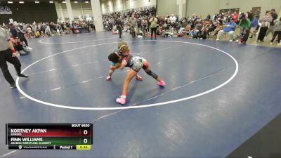 126 lbs Cons. Round 3 - Kortney Akpan, Kansas vs Finn Williams, Ascend Wrestling Academy