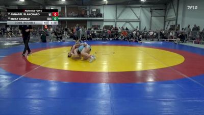 145 lbs Cons. Round 2 - Emily Angelo, Iowa Central Community College vs Annabel Blanchard, Wartburg