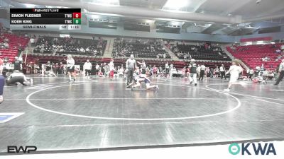 67 lbs Semifinal - Simon Flesner, Team Tulsa Wrestling Club vs Koen King, Team Tulsa Wrestling Club