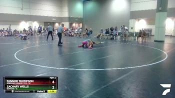 132 lbs Round 2 (6 Team) - Zachary Wells, OutKast vs Tannor Thompson, Nebraska Hangin` 10`s