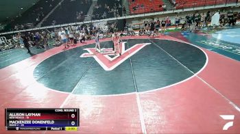 105 lbs Semis & Wb (16 Team) - Allison Layman, New Mexico vs Mackenzee Donenfeld, Idaho 2