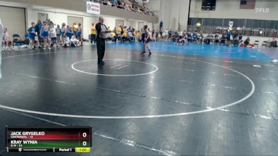 102 lbs Finals (8 Team) - Kray Wynia, K-M vs Jack Grygelko, Centennial