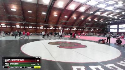 157 lbs Cons. Round 5 - Akio Sanders, Ithaca vs Dara Heydarpour, RIT