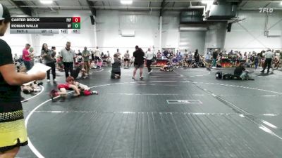 52 lbs Round 4 (6 Team) - Carter Brock, Panhandle Pitbulls vs Roman Walle, Morris Fitness