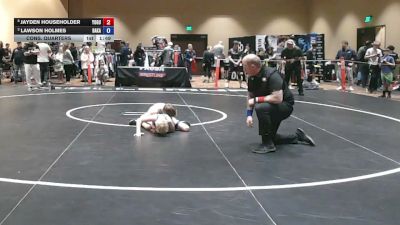 78 lbs Cons. Quarters - Jayden Householder, Young Guns vs Lawson Holmes, Bad Karma