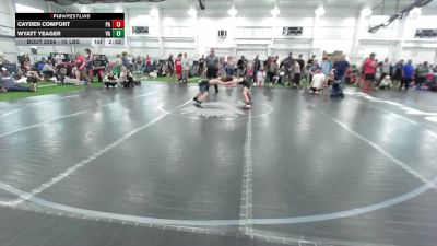 75 lbs Semifinal - Cayden Comfort, PA vs Wyatt Yeager, VA