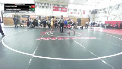 110 lbs Semifinal - Abbi Cooper, Clayton Valley School vs Jaevani Persaud, Liberty