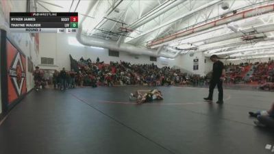 71-76 lbs Round 2 - Thayne Walker, Lovell Middle School vs Ryker James, Rocky Mountain Middle School
