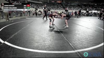 76 lbs Consi Of 8 #1 - Linkin Rother, Rough Riders vs Bobby Bollinger, Pocola Youth Wrestling