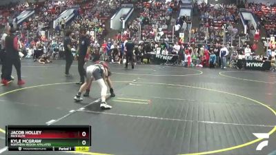 80 lbs 7th Place Match - Kyle McGraw, Northern Region Affiliated vs Jacob Holley, Pack Elite