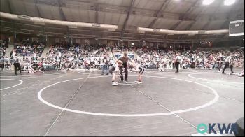 52 lbs Consi Of 16 #1 - Wriglee Ward, Grover Rains Wrestling Club vs Riggs Smith, Bartlesville Wrestling Club