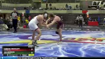 220 lbs Round 1 (4 Team) - Carson Westcott, Holmen vs Ian DeGross, New Prague