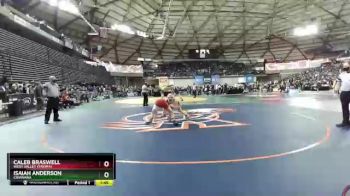 4A 195 lbs Semifinal - Isaiah Anderson, Chiawana vs Caleb Braswell, West Valley (Yakima)