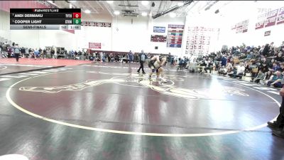 190 lbs Semifinal - Andi Dermaku, Terryville/Thomaston vs Cooper Light, Stonington*