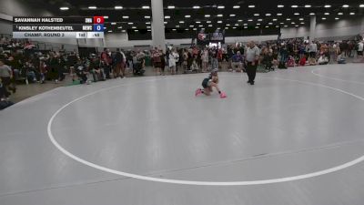 65 lbs Champ. Round 3 - Kinsley Kothenbeutel, MN Elite Wrestling Club vs Savannah Halsted, Sebolt Wrestling Academy