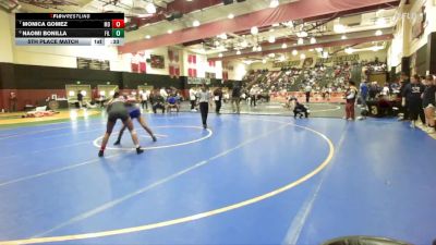 110 lbs 5th Place Match - Naomi Bonilla, Fillmore vs Monica Gomez, Mater Dei
